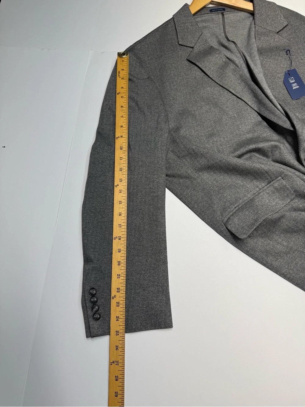 Stafford Mens Blazer Big Tall Sport Coat Charcoal  HB 54 Regular Retail $188NWT